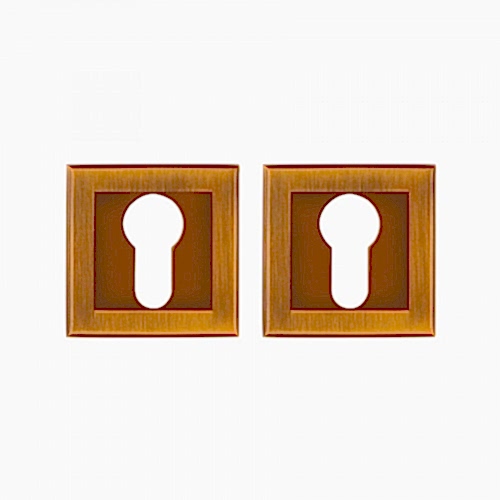 Накладка под цилиндр PUNTO BK6 QL, кофе, алюминий